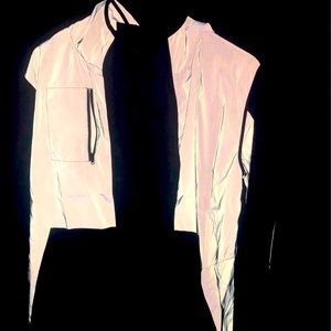 Silver reflective jacket
